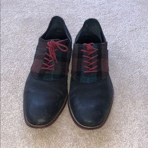 Black & Plaid Cole Haan Oxfords
